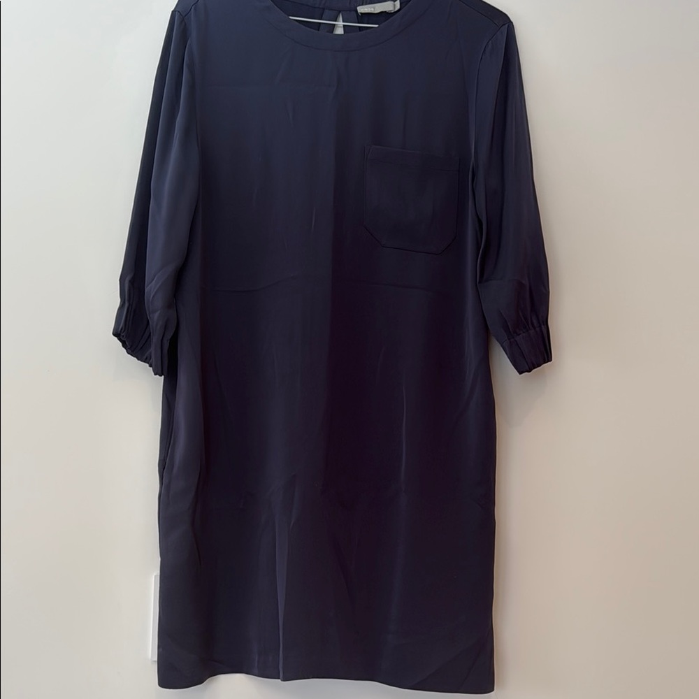 Elegant Navy Blue Dress